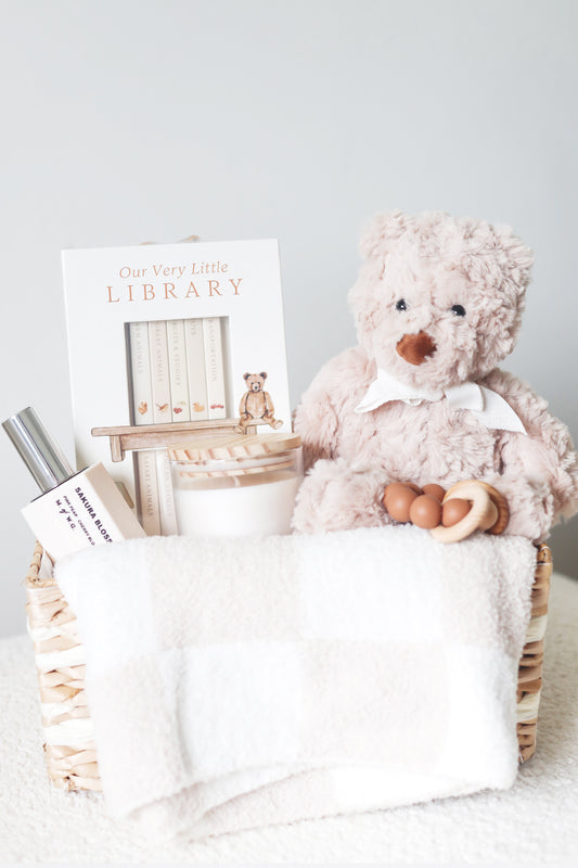 Luxe Neutral Baby Gift Basket