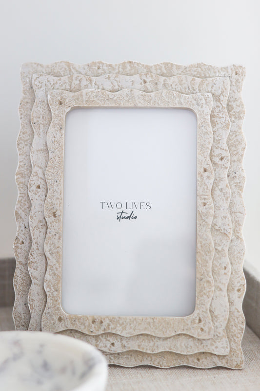 Waves of Memory 4x6 Stone Frame