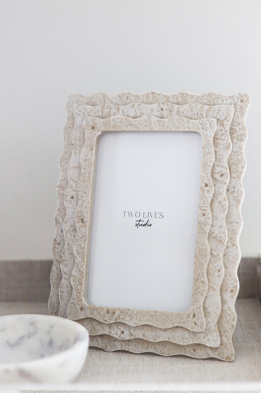 Waves of Memory 4x6 Stone Frame