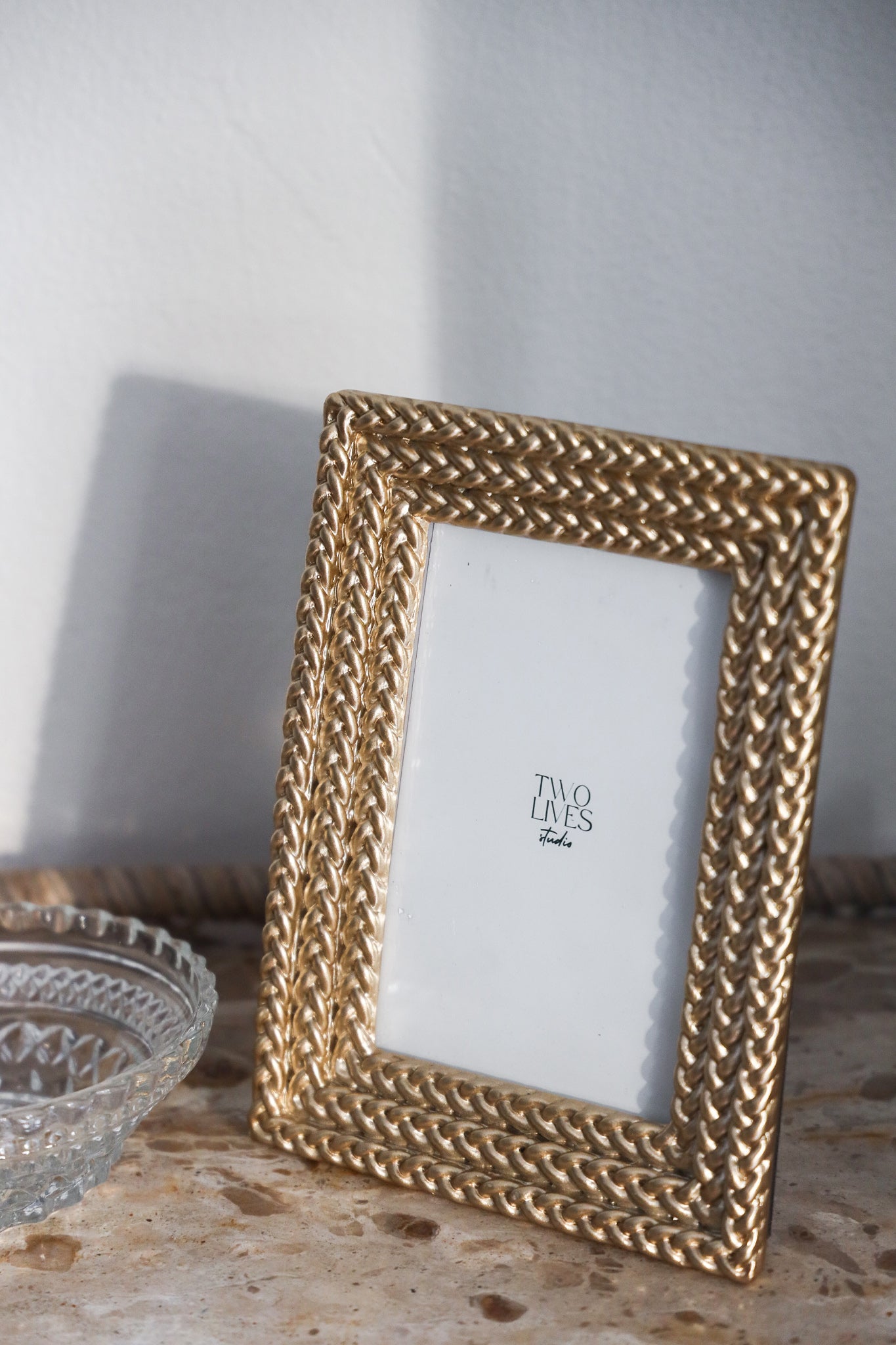 Braided Gold Frame – 4x6