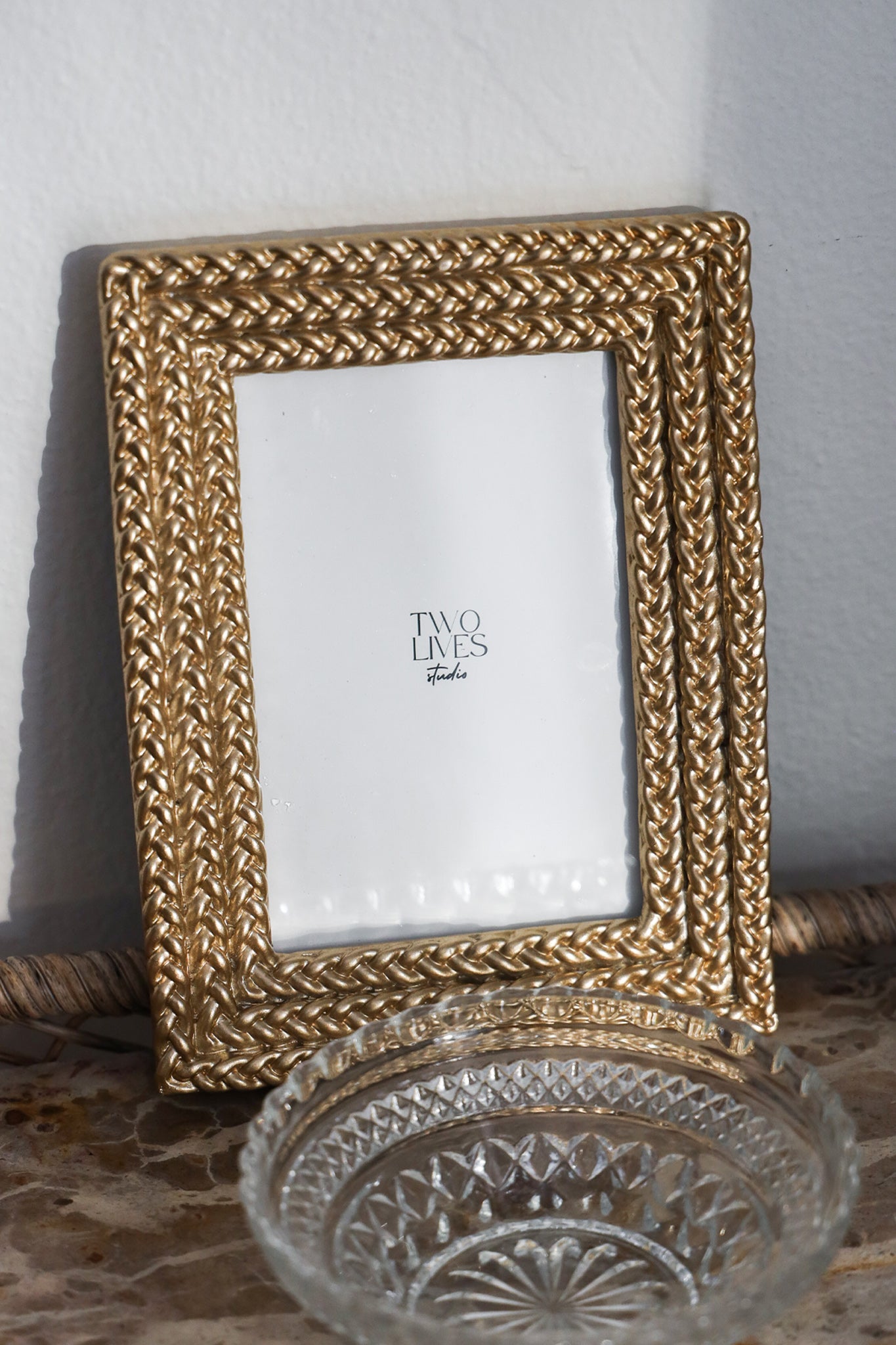 Braided Gold Frame – 4x6