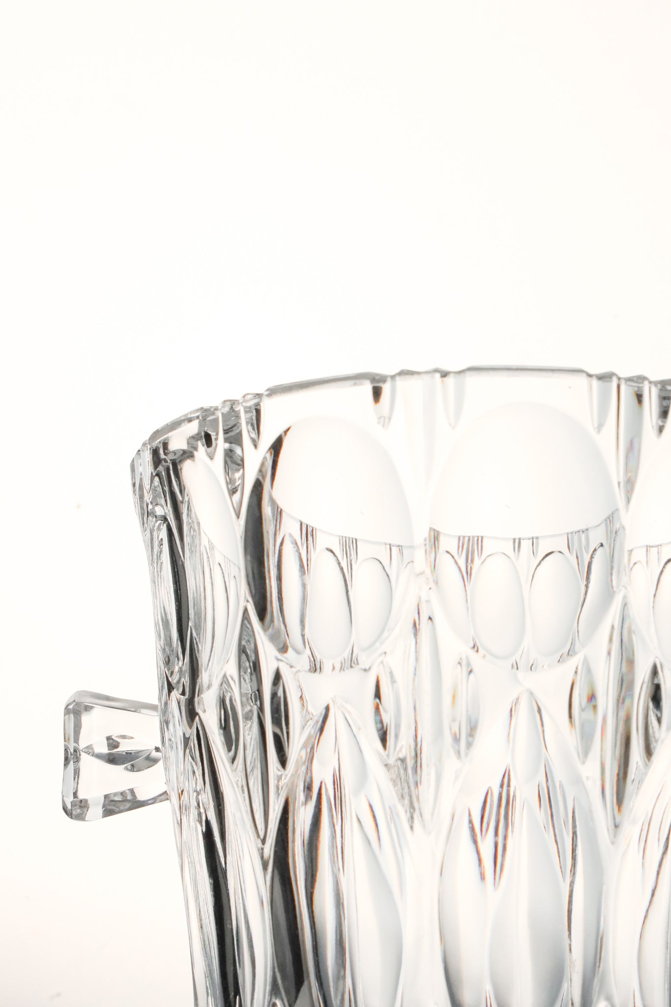 Vintage Cut Crystal Ice Bucket