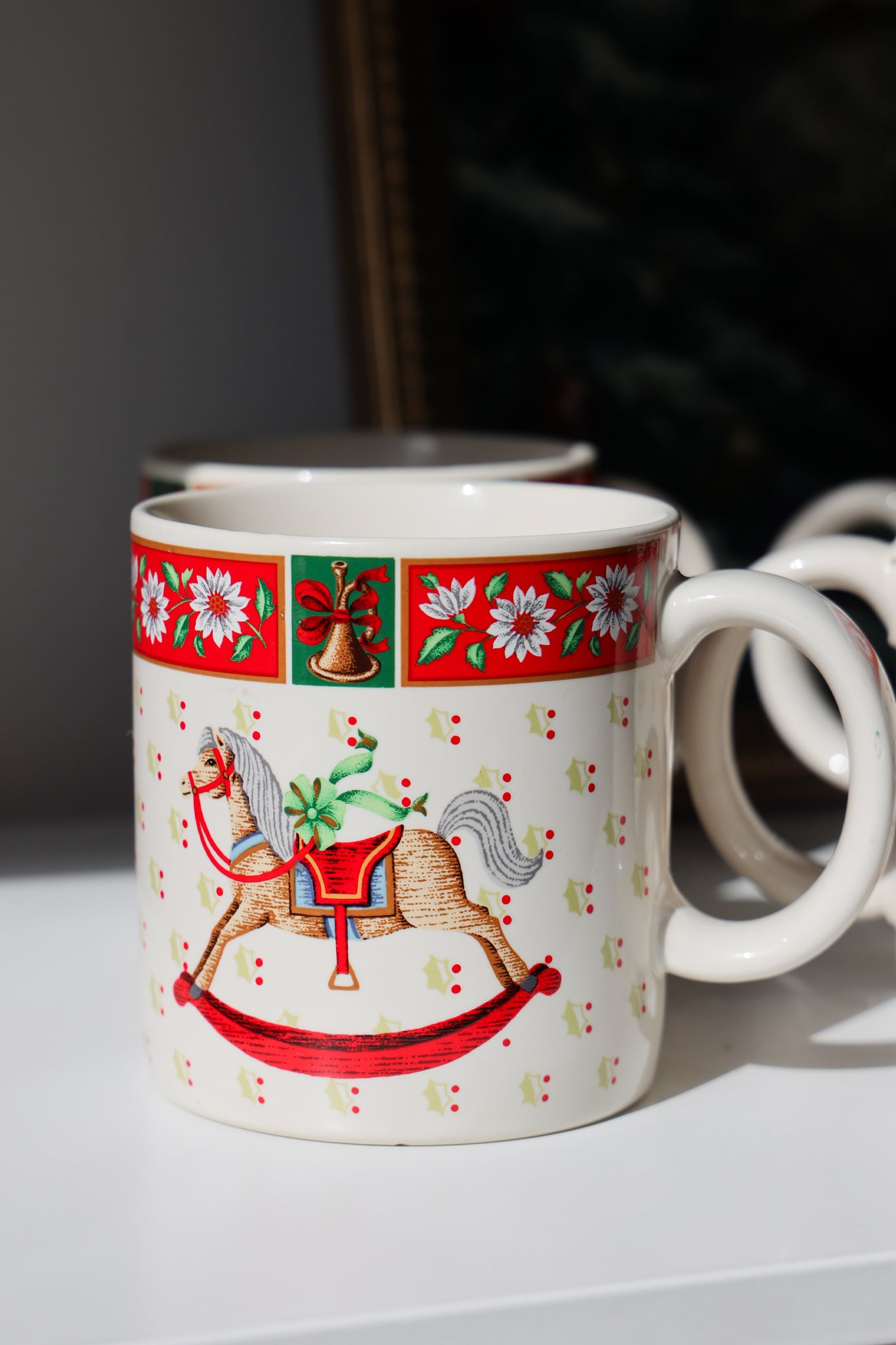 Rocking Horse Holiday Mug Set