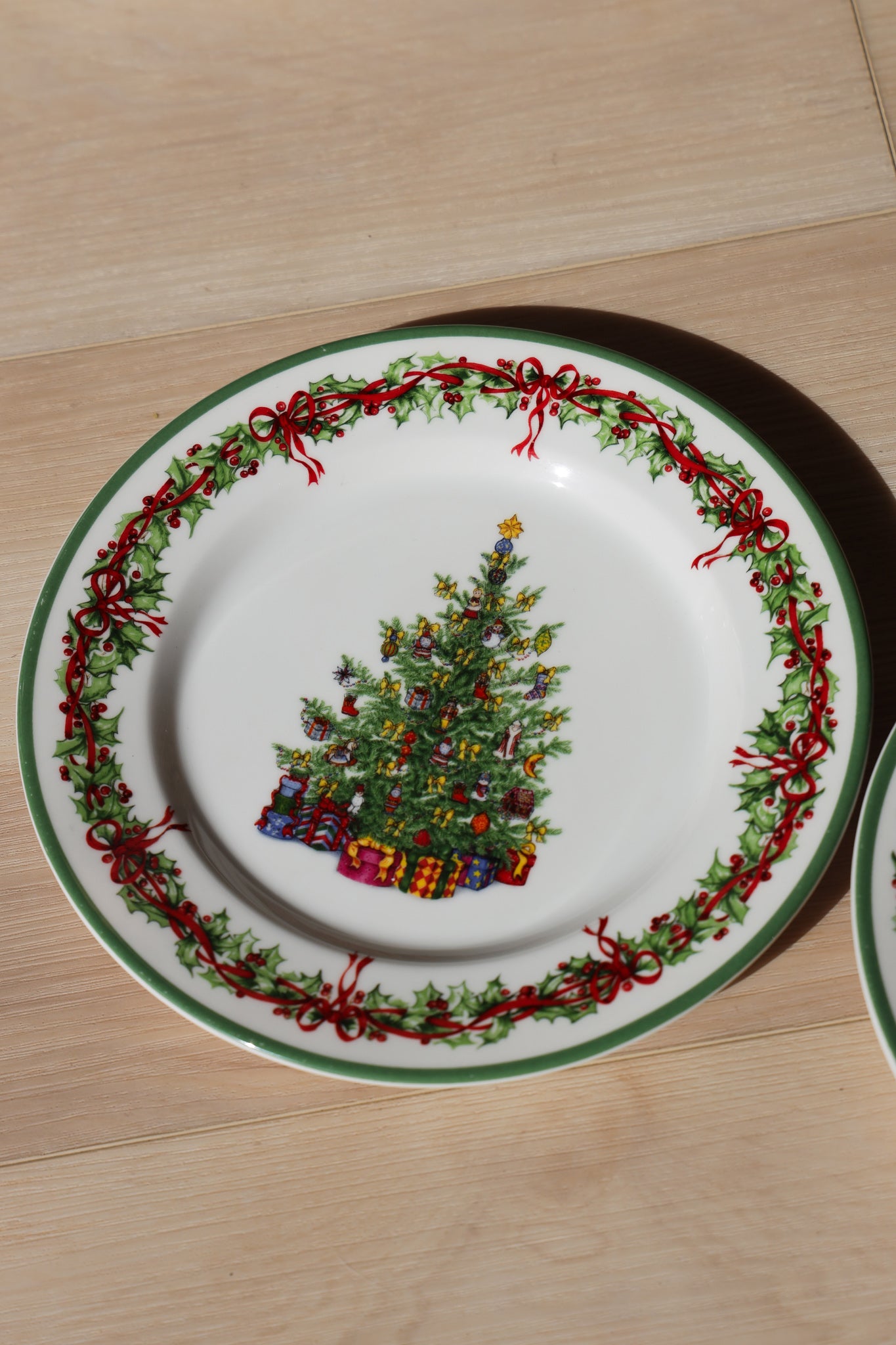 Christopher Radko “Traditions” Christmas Salad Plate — Single Cookie Plate