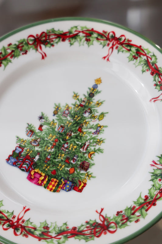 Christopher Radko “Traditions” Christmas Salad Plate — Single Cookie Plate