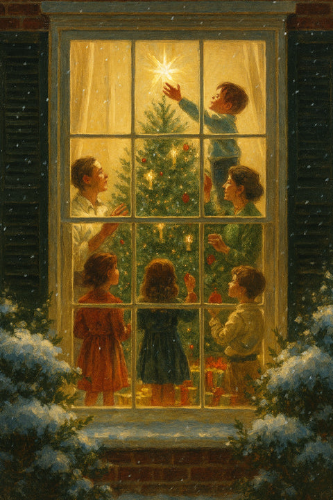 Merry Moments, Full Hearts - Digital Art Print