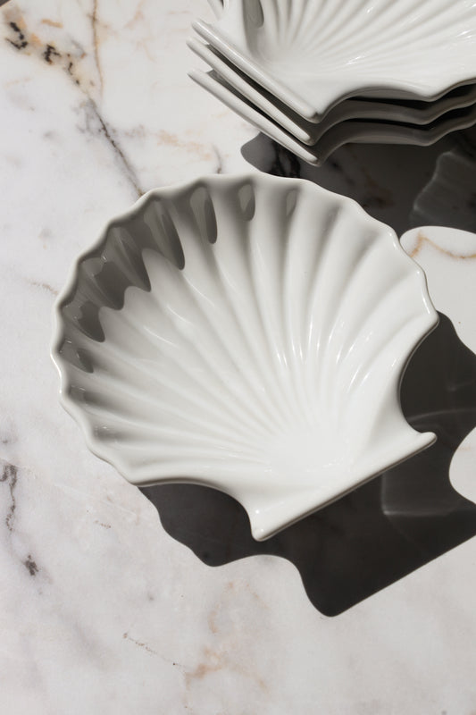 Ceramic Seashell Catchall Dishes