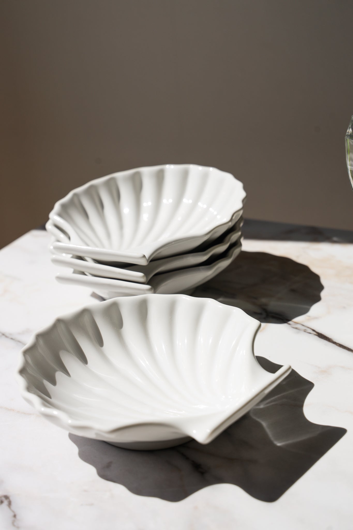 Ceramic Seashell Catchall Dishes