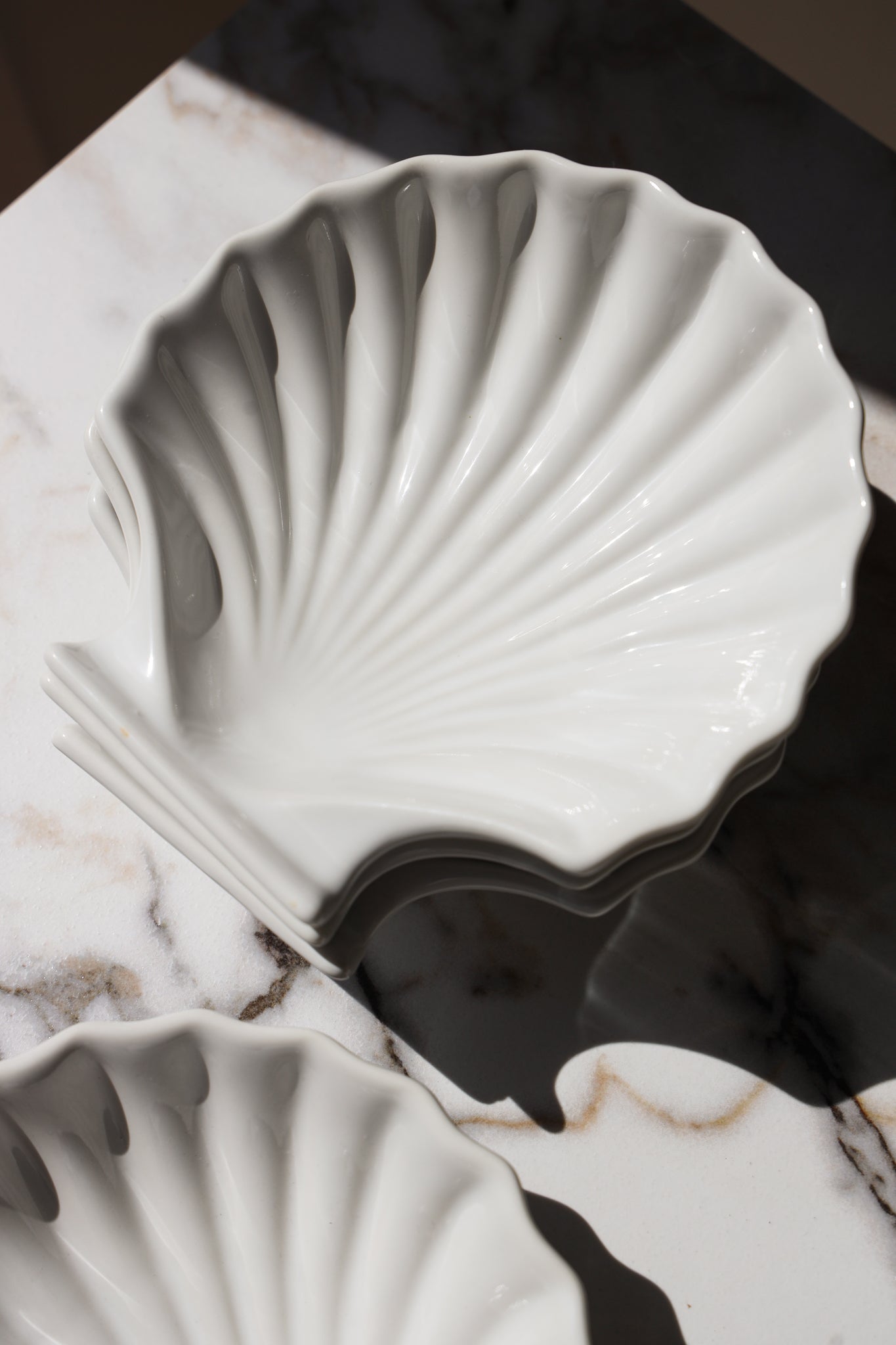Ceramic Seashell Catchall Dishes
