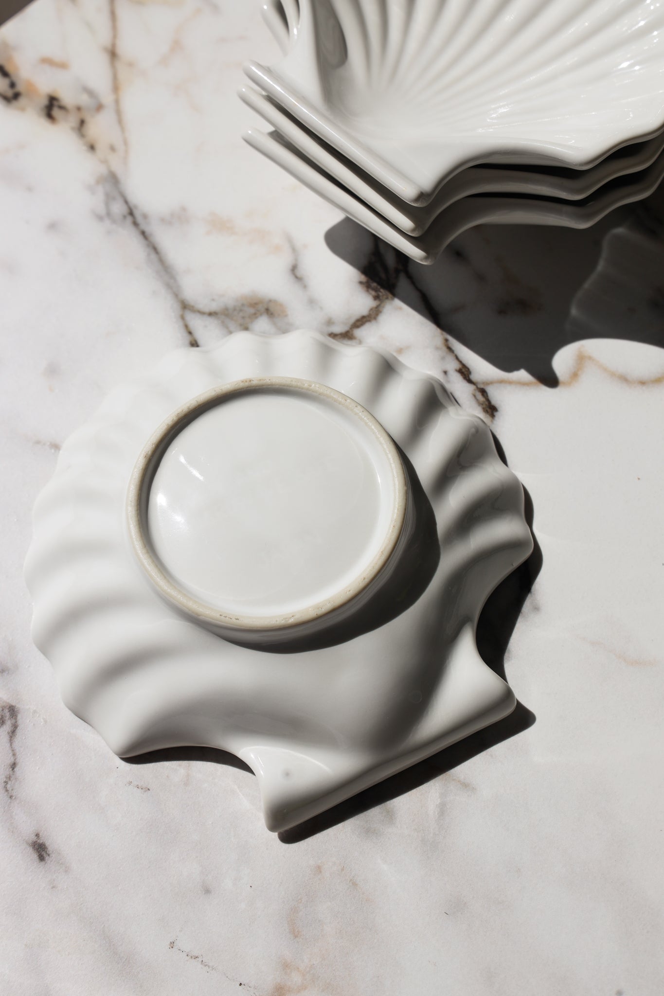 Ceramic Seashell Catchall Dishes