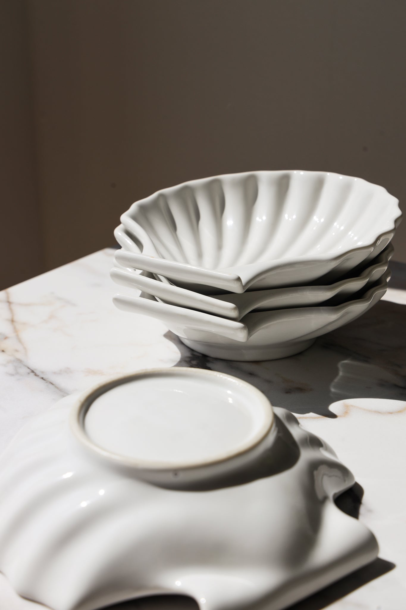 Ceramic Seashell Catchall Dishes