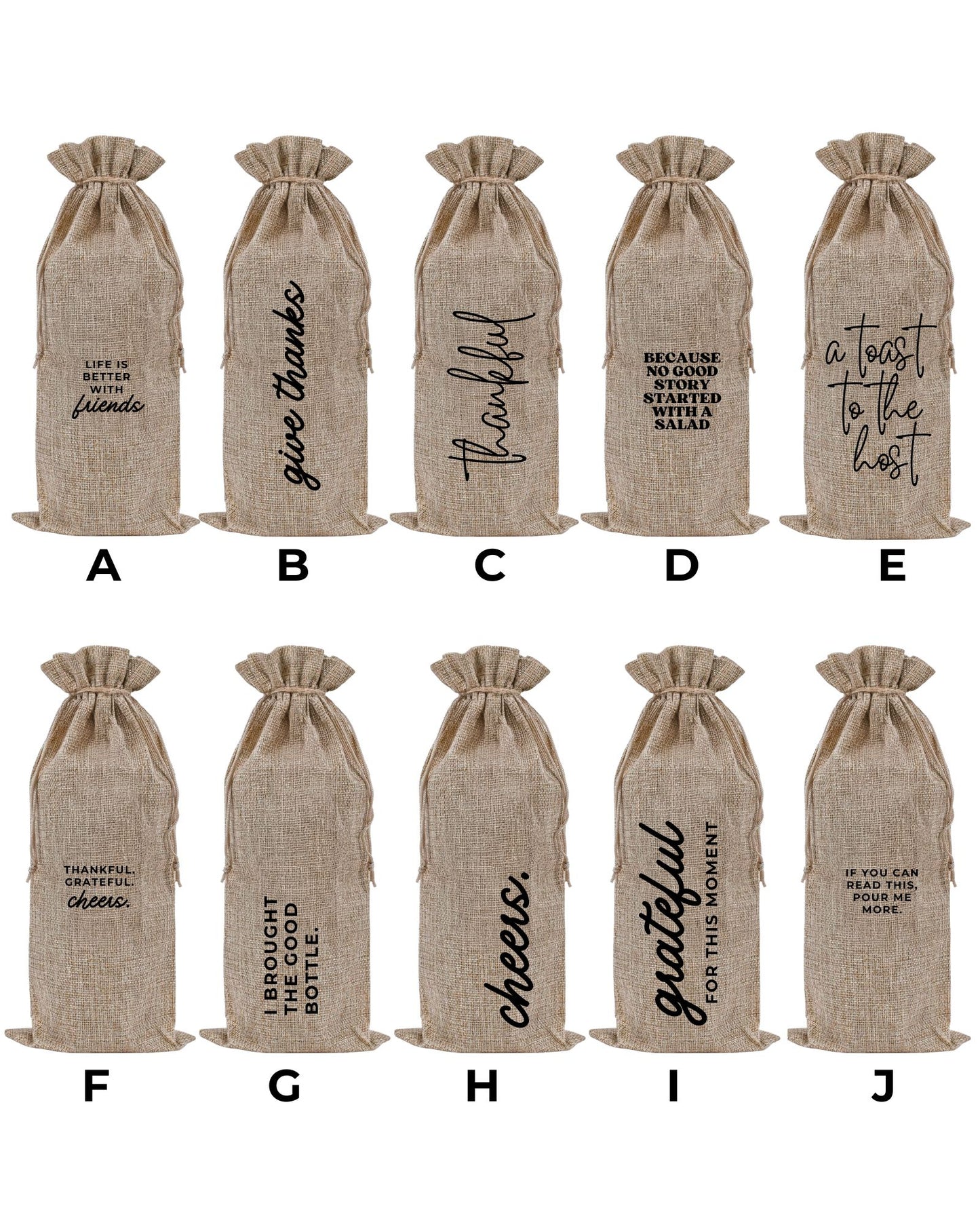 Canvas Wine & Champagne Bag