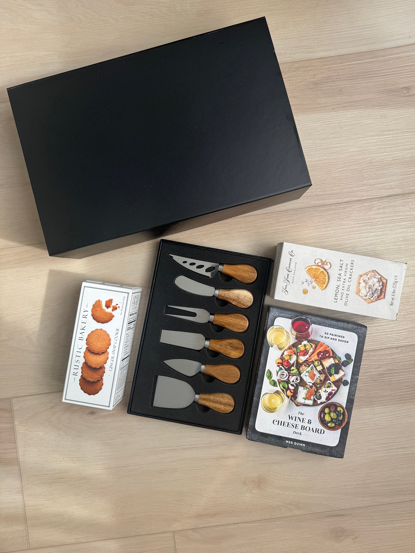 The Luxe Wine & Cheese Gift Box