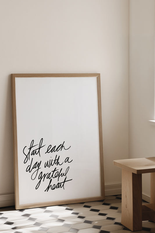 Grateful Heart Print