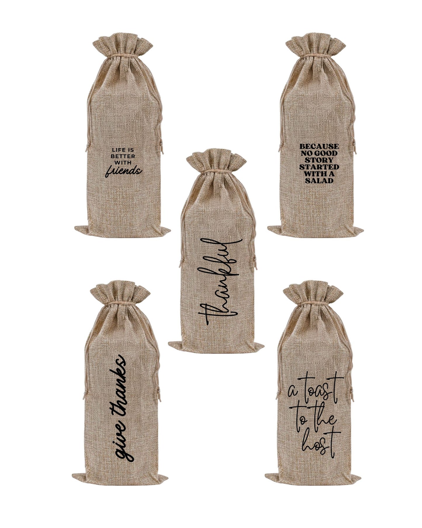 Canvas Wine & Champagne Bag