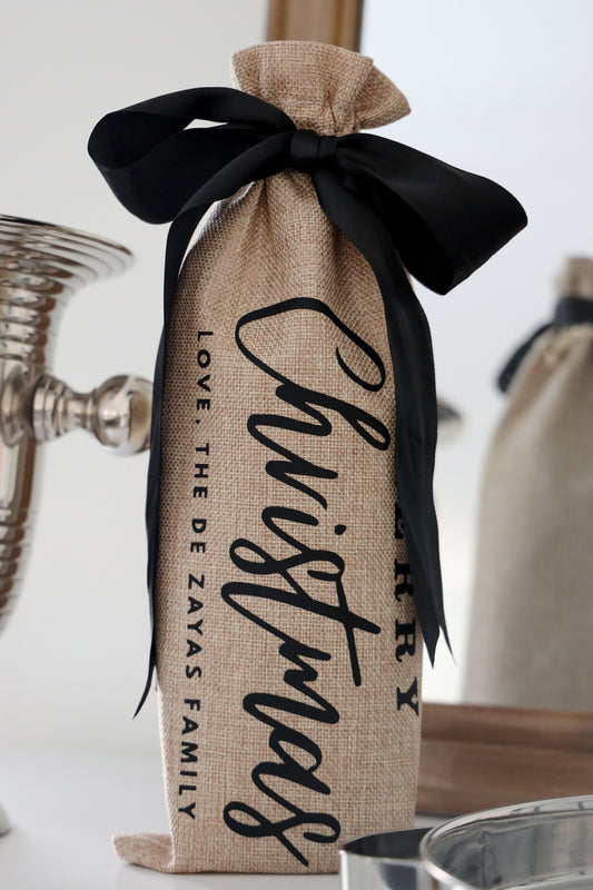 Canvas Wine & Champagne Bag