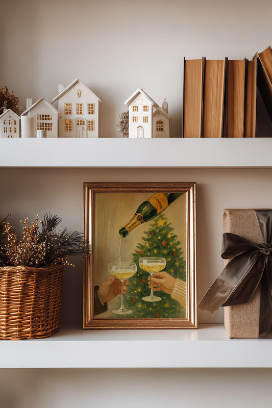 Holiday Pour - Digital Art Print