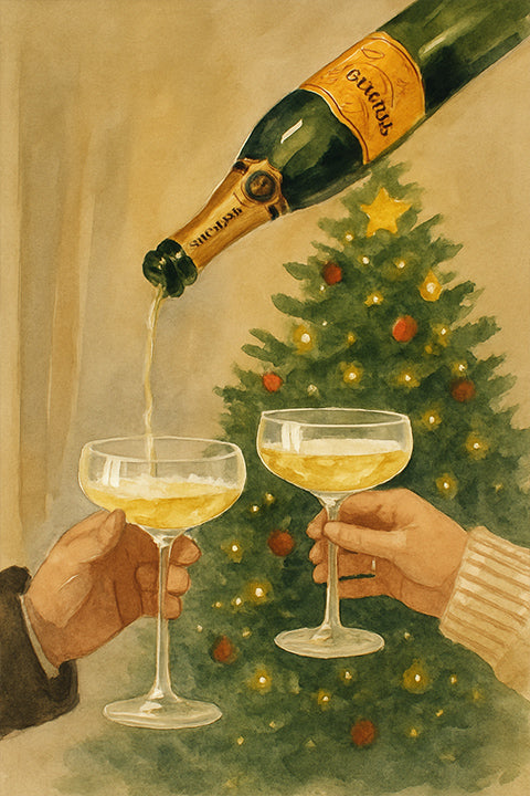 Holiday Pour - Digital Art Print