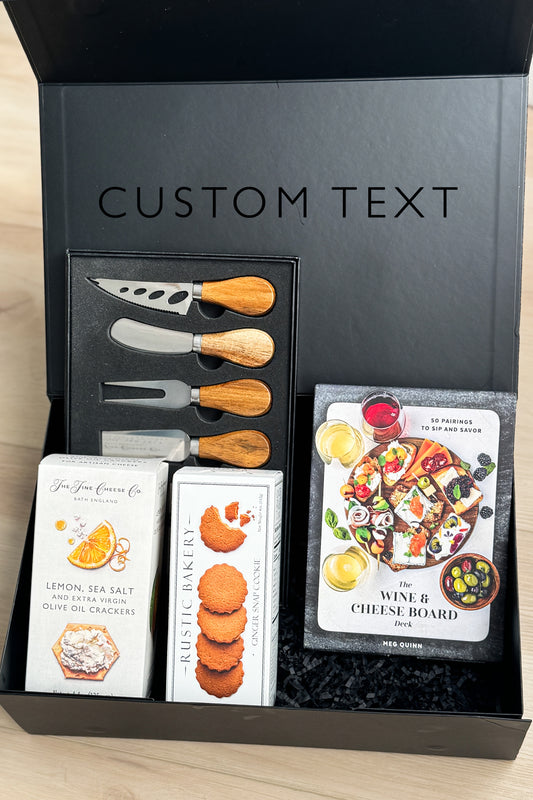 The Luxe Wine & Cheese Gift Box