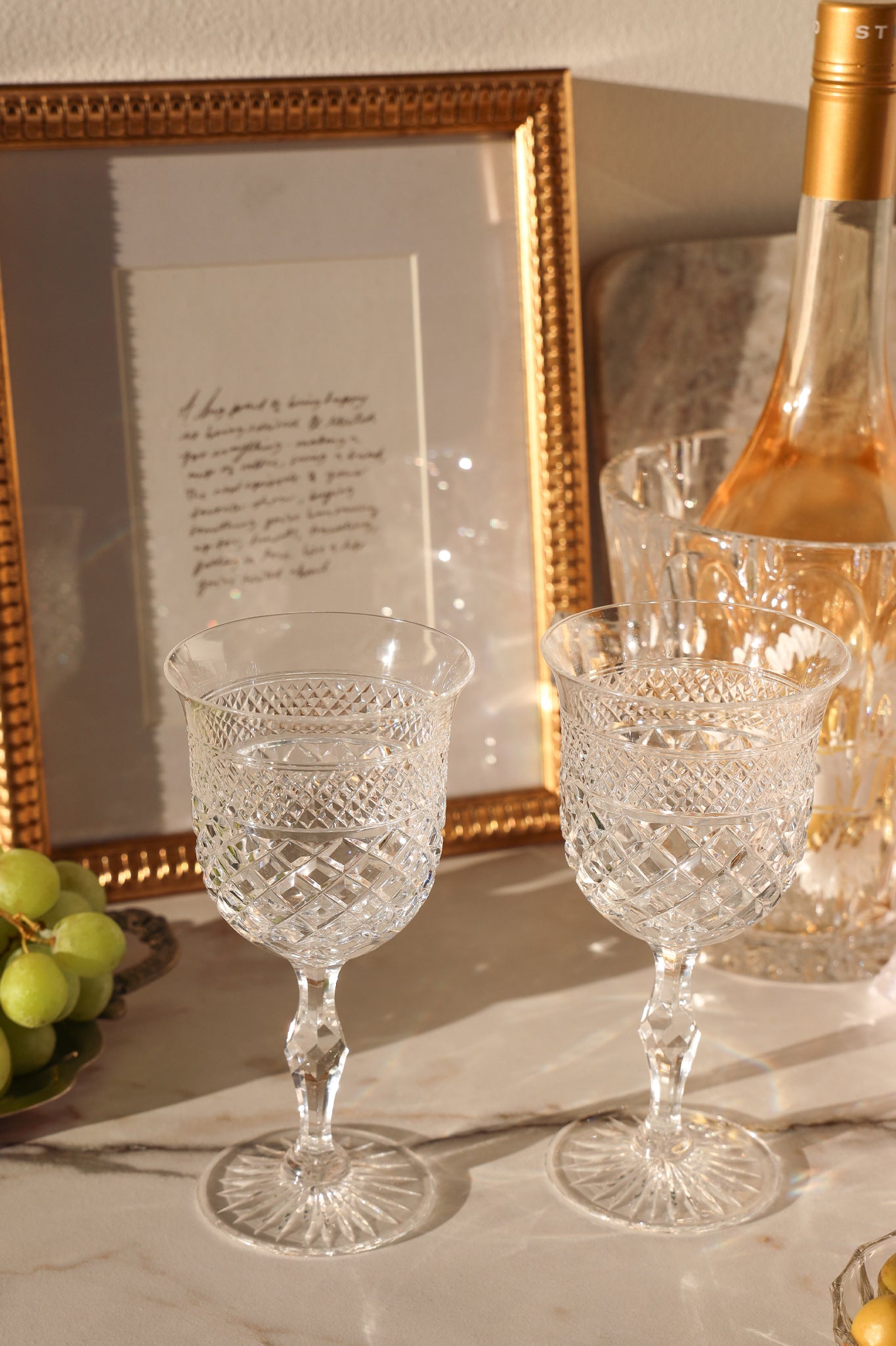 Crystal Wine Goblets