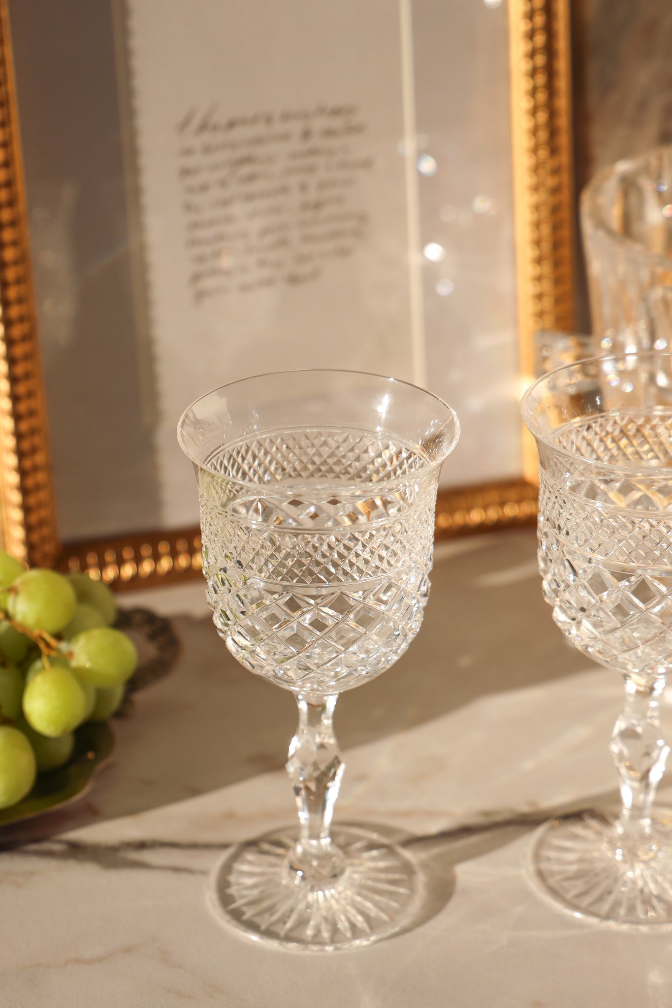Crystal Wine Goblets