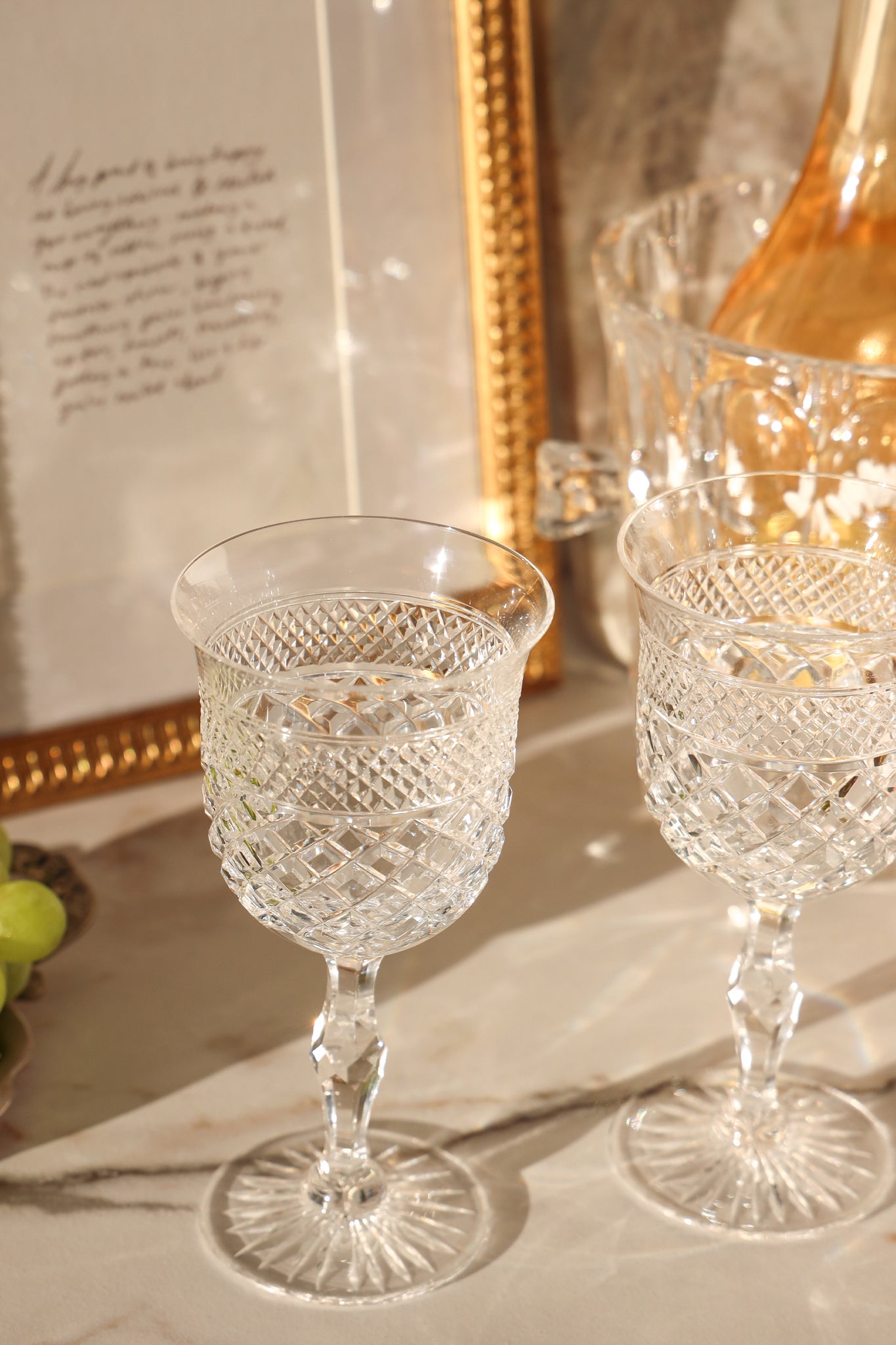 Crystal Wine Goblets
