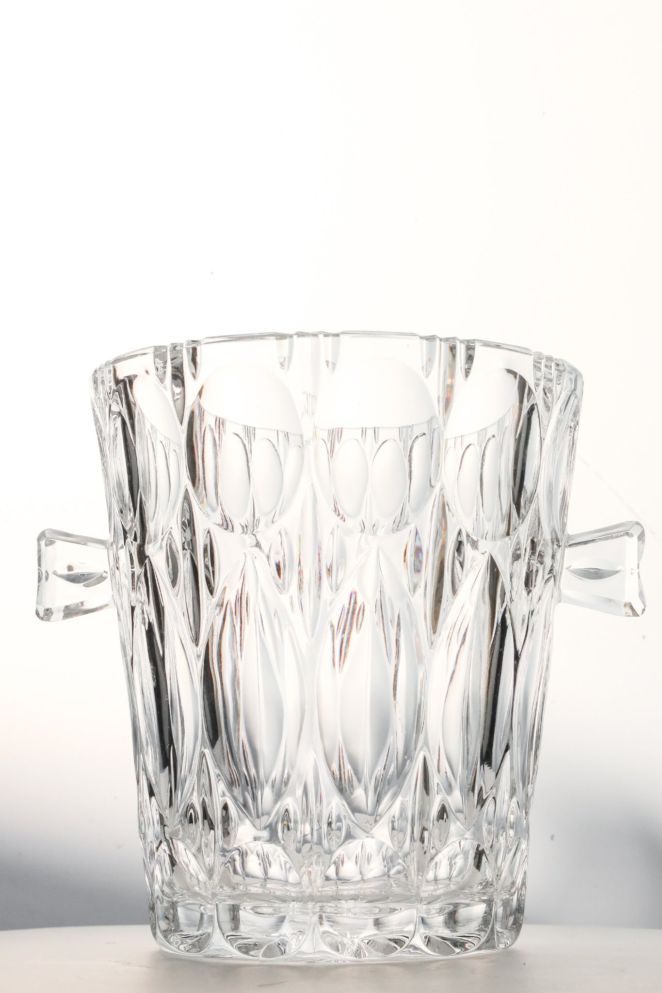 Vintage Cut Crystal Ice Bucket
