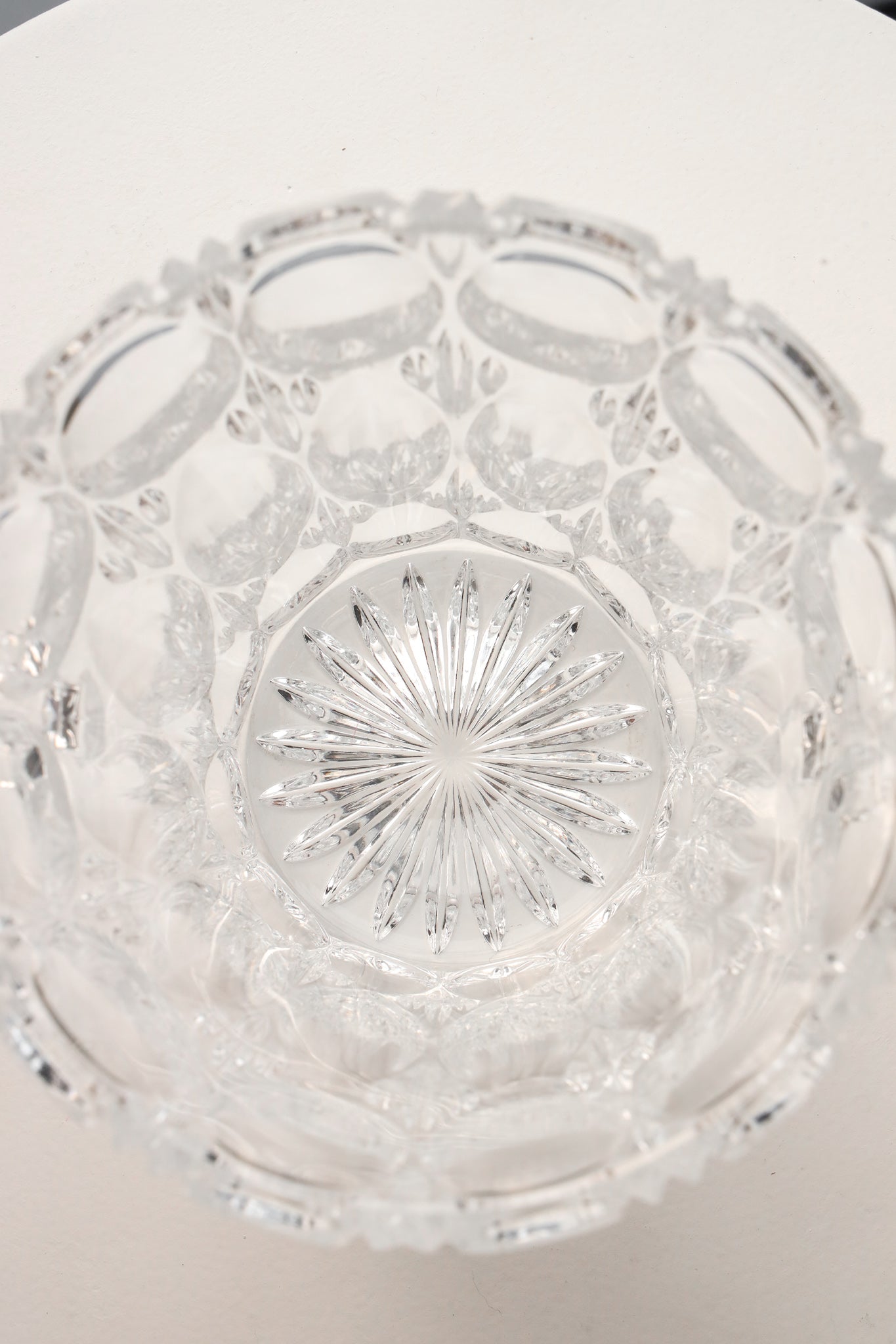 Vintage Cut Crystal Ice Bucket