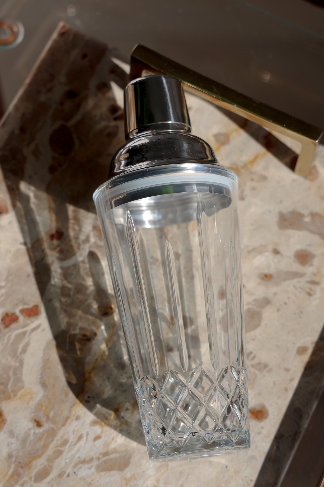 The Marbella Cut-Glass Cocktail Mixer