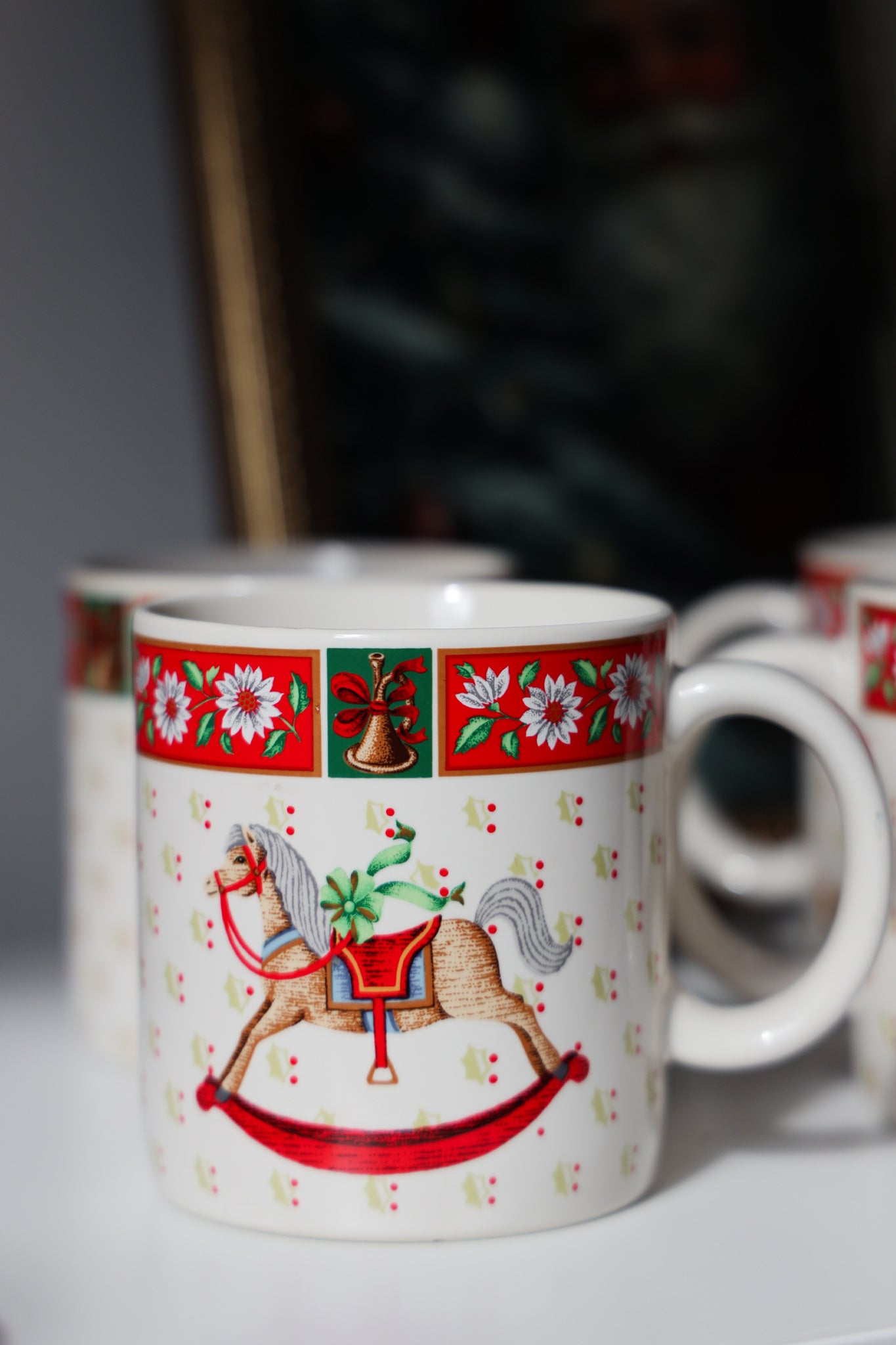Rocking Horse Holiday Mug Set