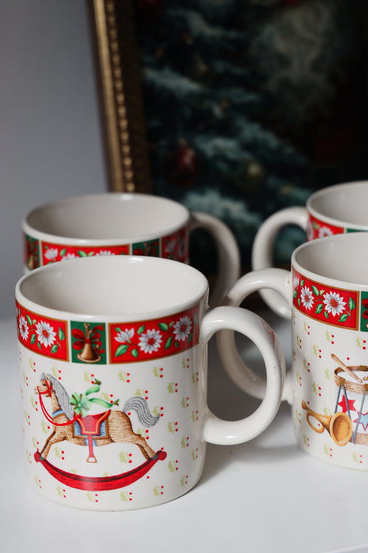 Rocking Horse Holiday Mug Set