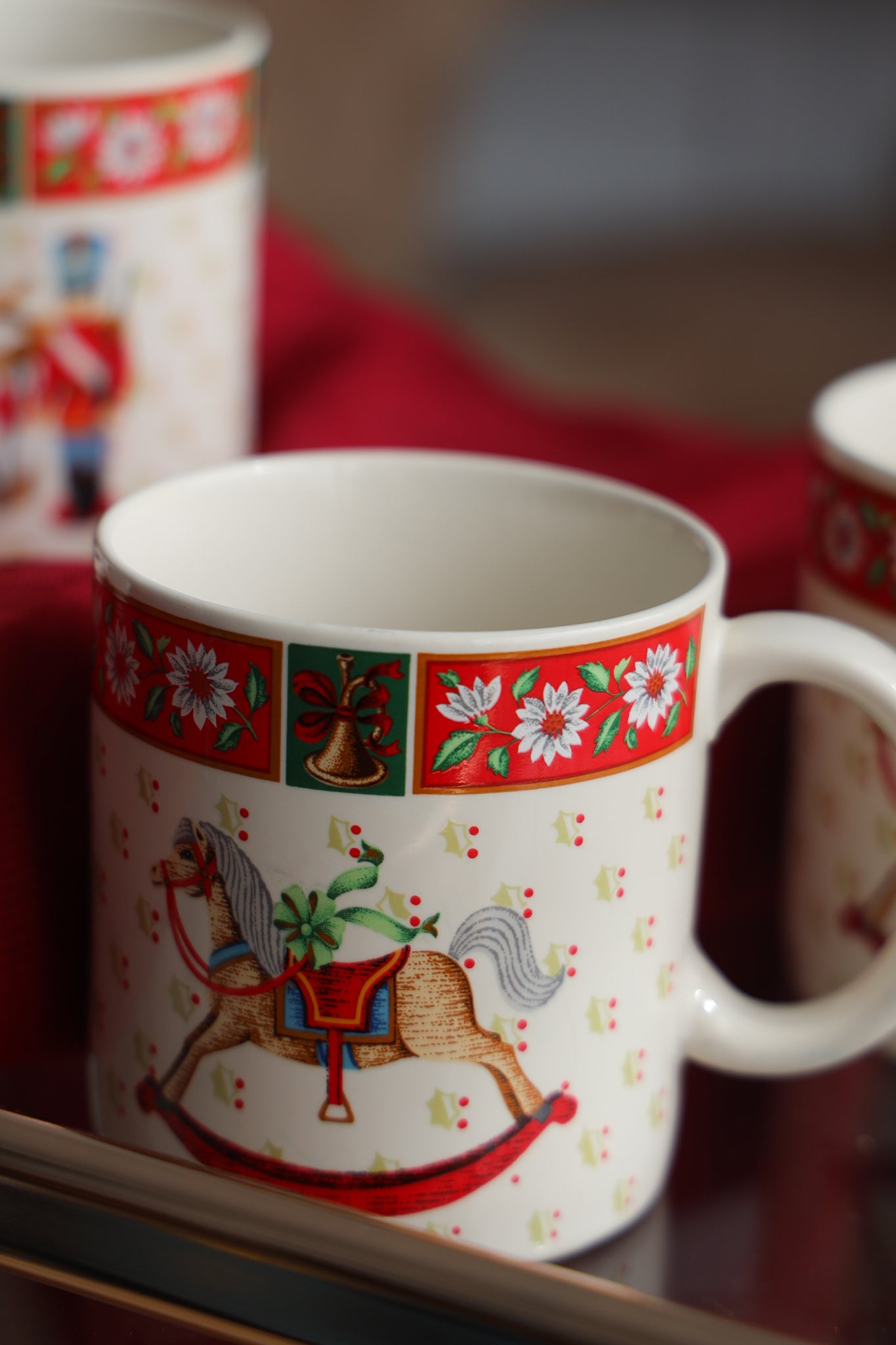 Rocking Horse Holiday Mug Set