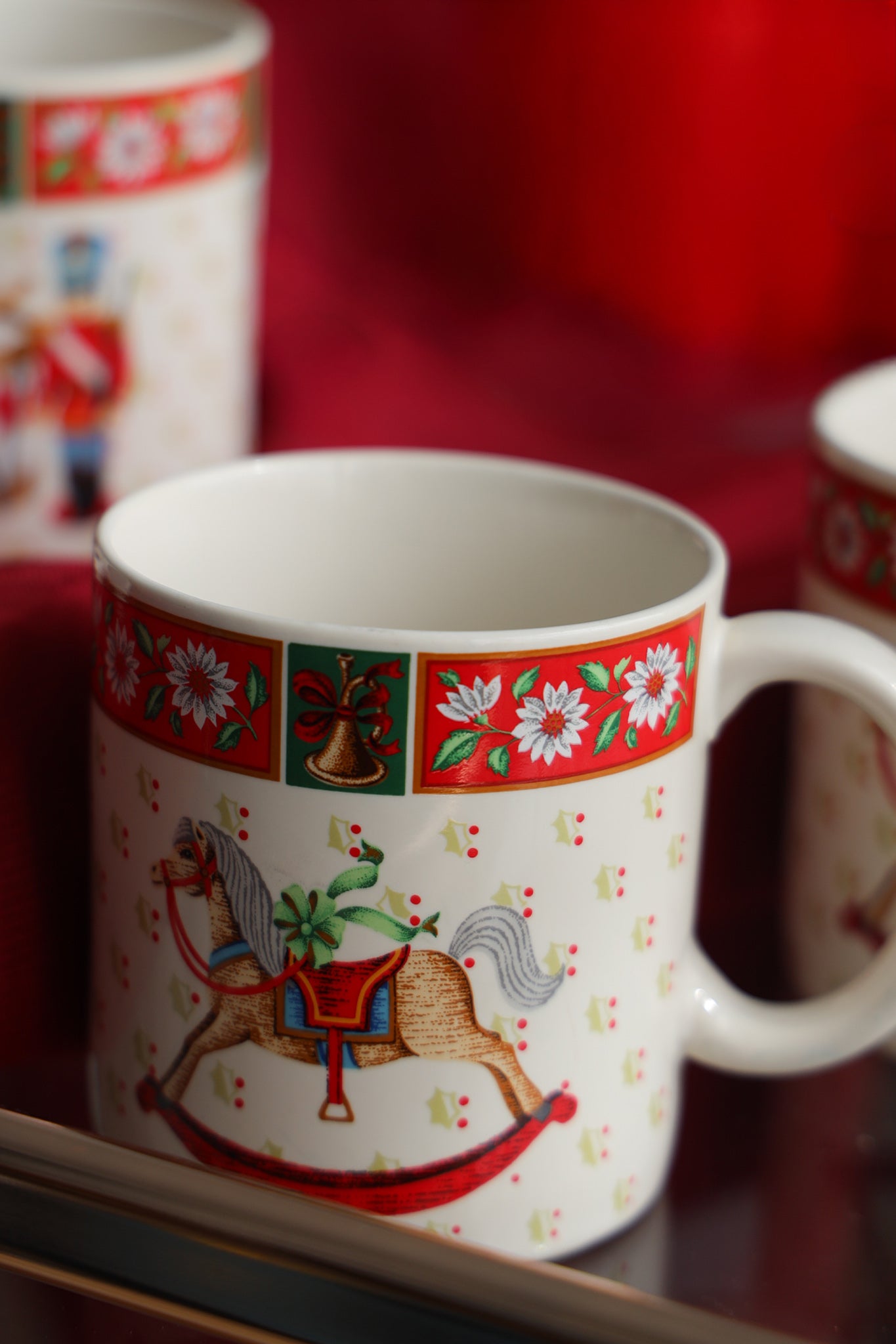 Rocking Horse Holiday Mug Set