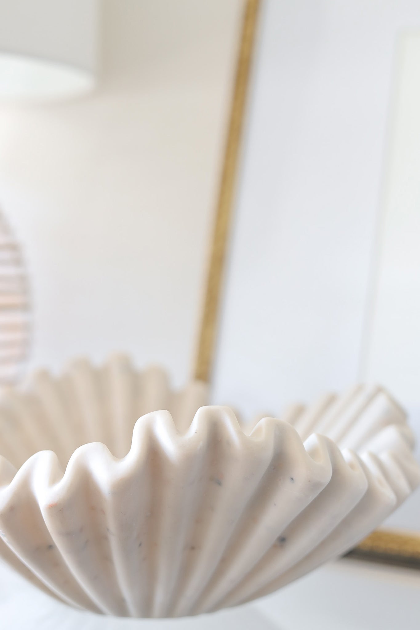 Scalloped Coastal Catchall Bowl