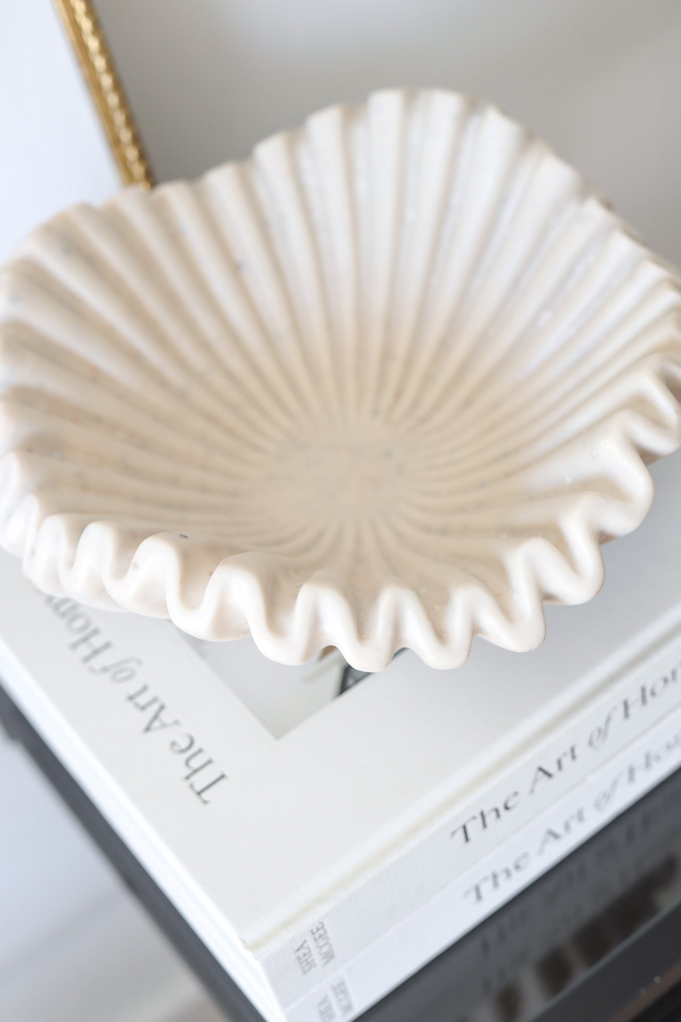Scalloped Coastal Catchall Bowl