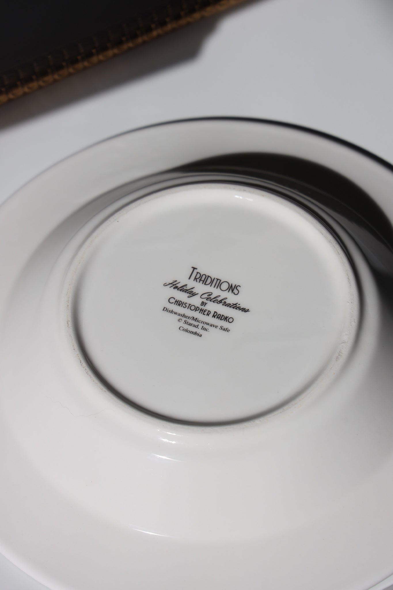 Christopher Radko “Traditions” Christmas Tree Soup Bowls — Set of 5