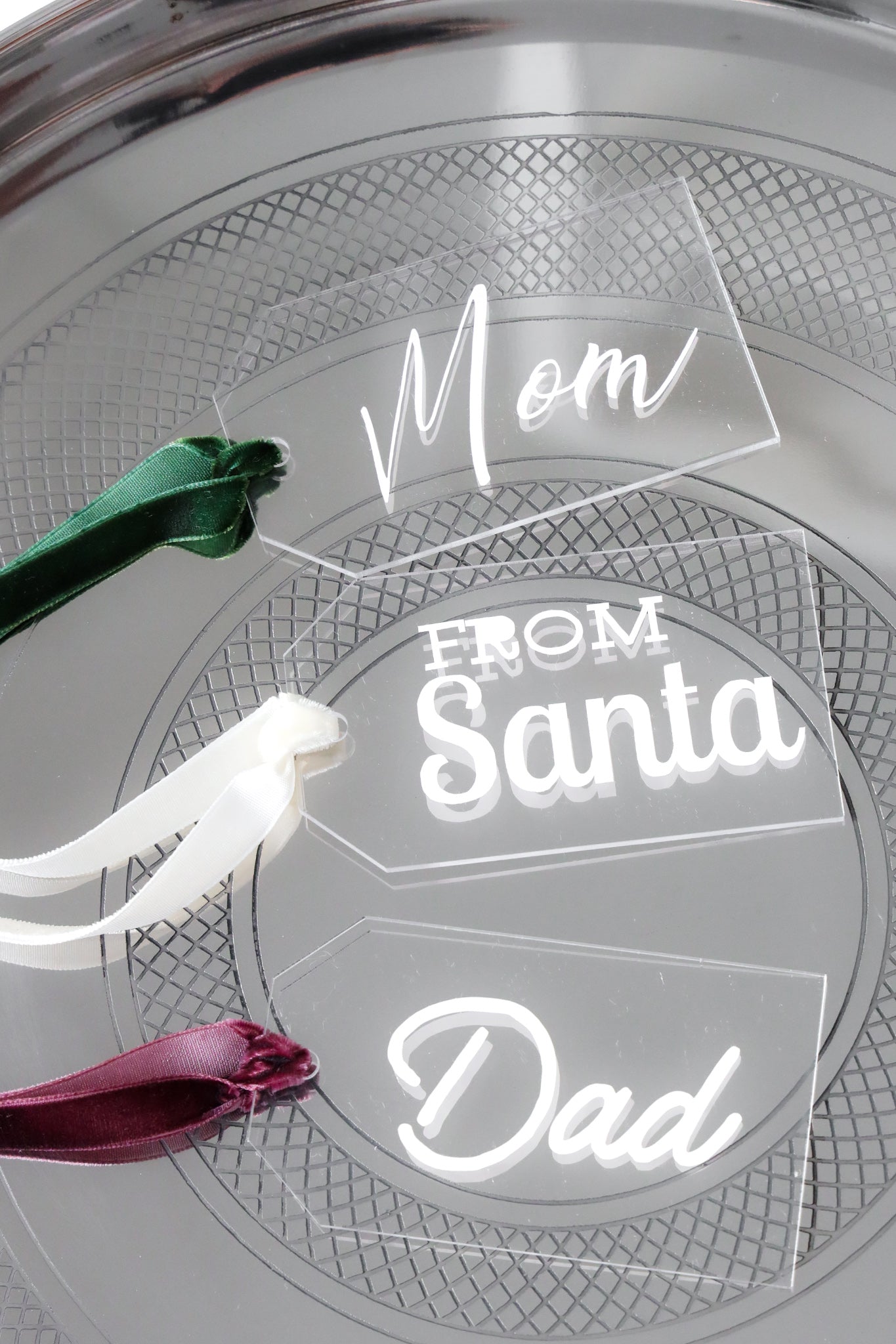 Acrylic Holiday Gift Tags