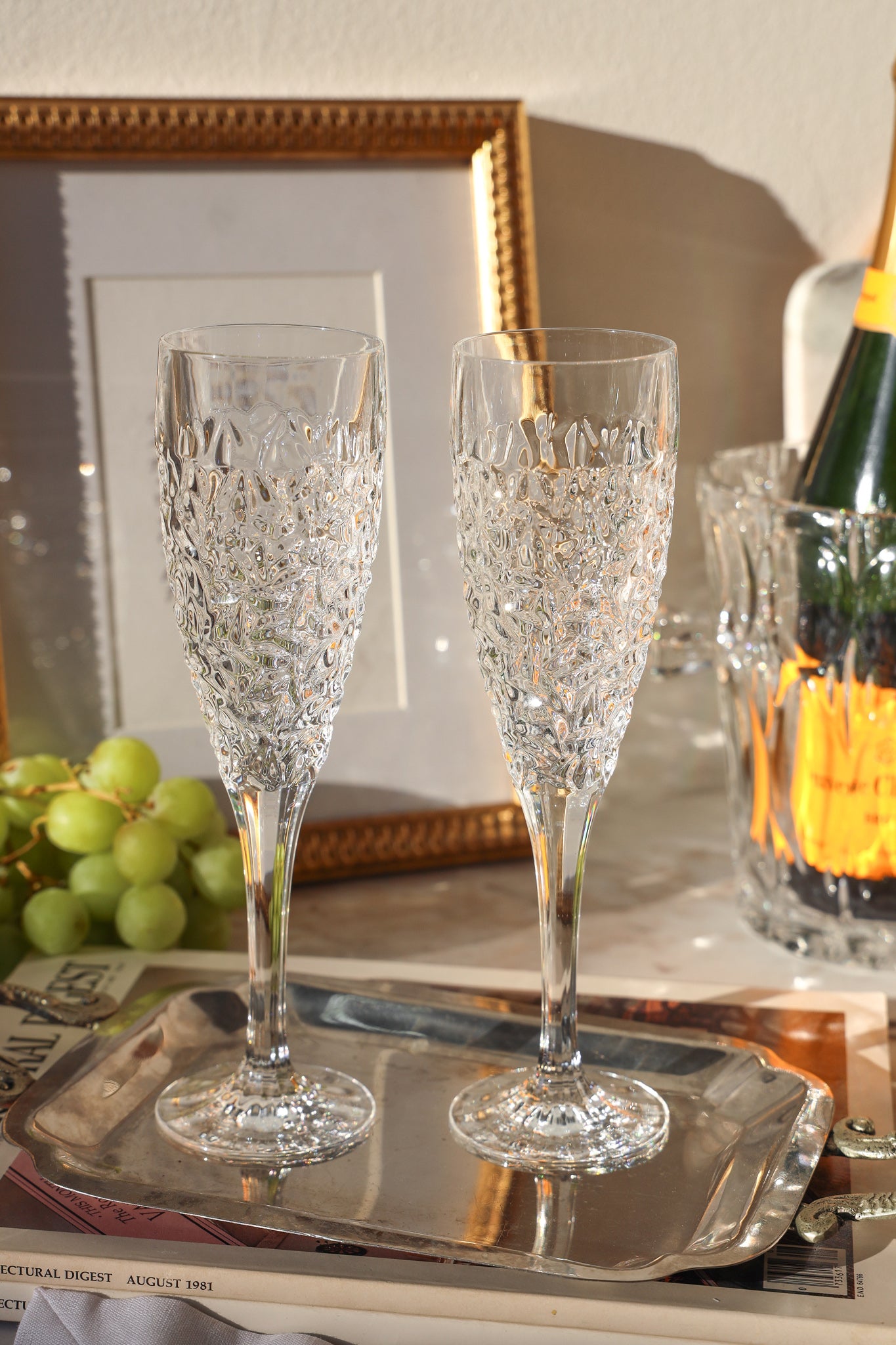 Ice Cold Champagne Flutes