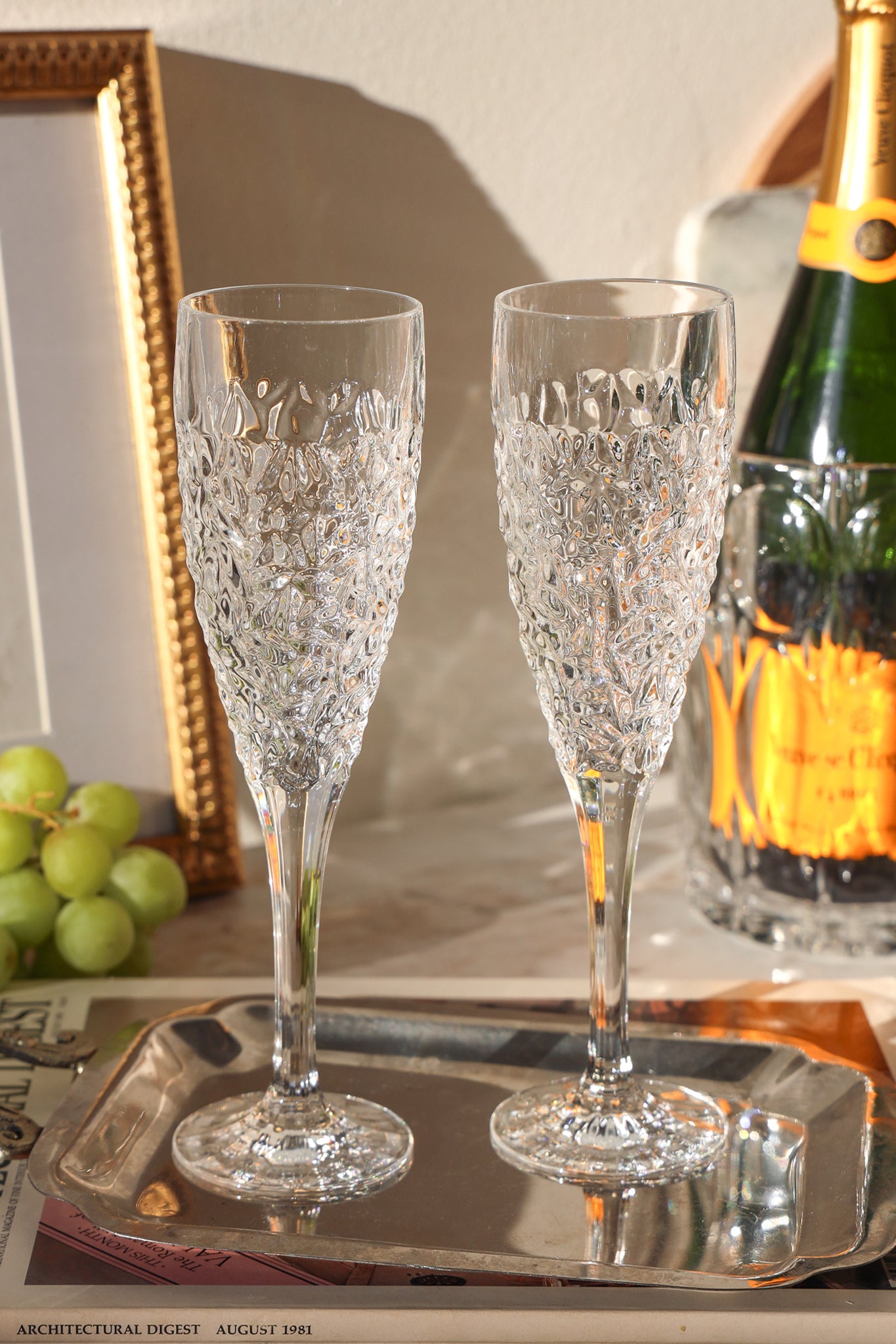 Ice Cold Champagne Flutes