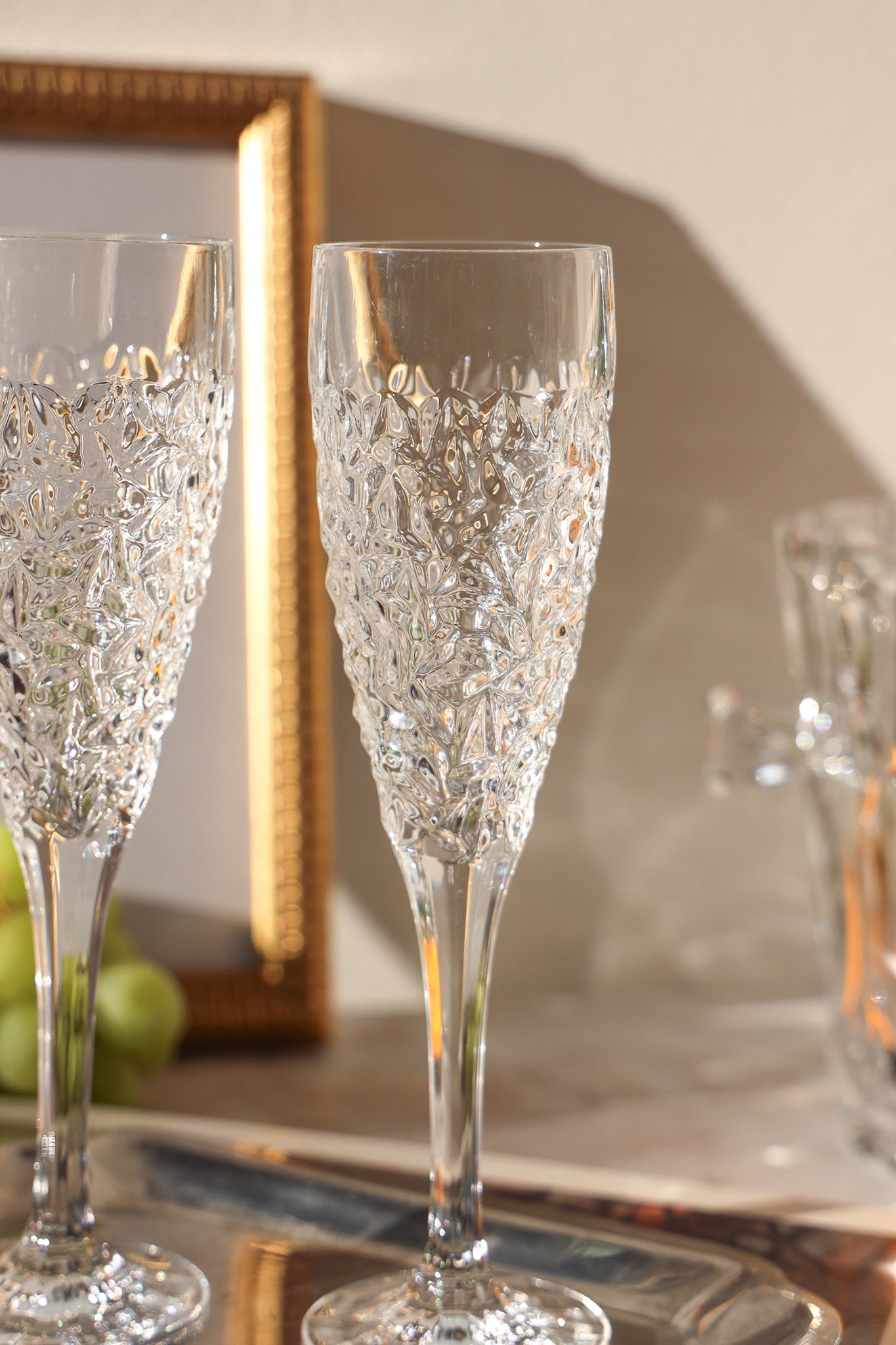 Ice Cold Champagne Flutes