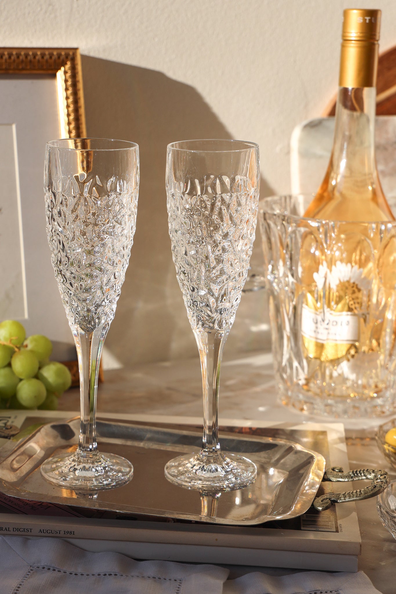 Ice Cold Champagne Flutes