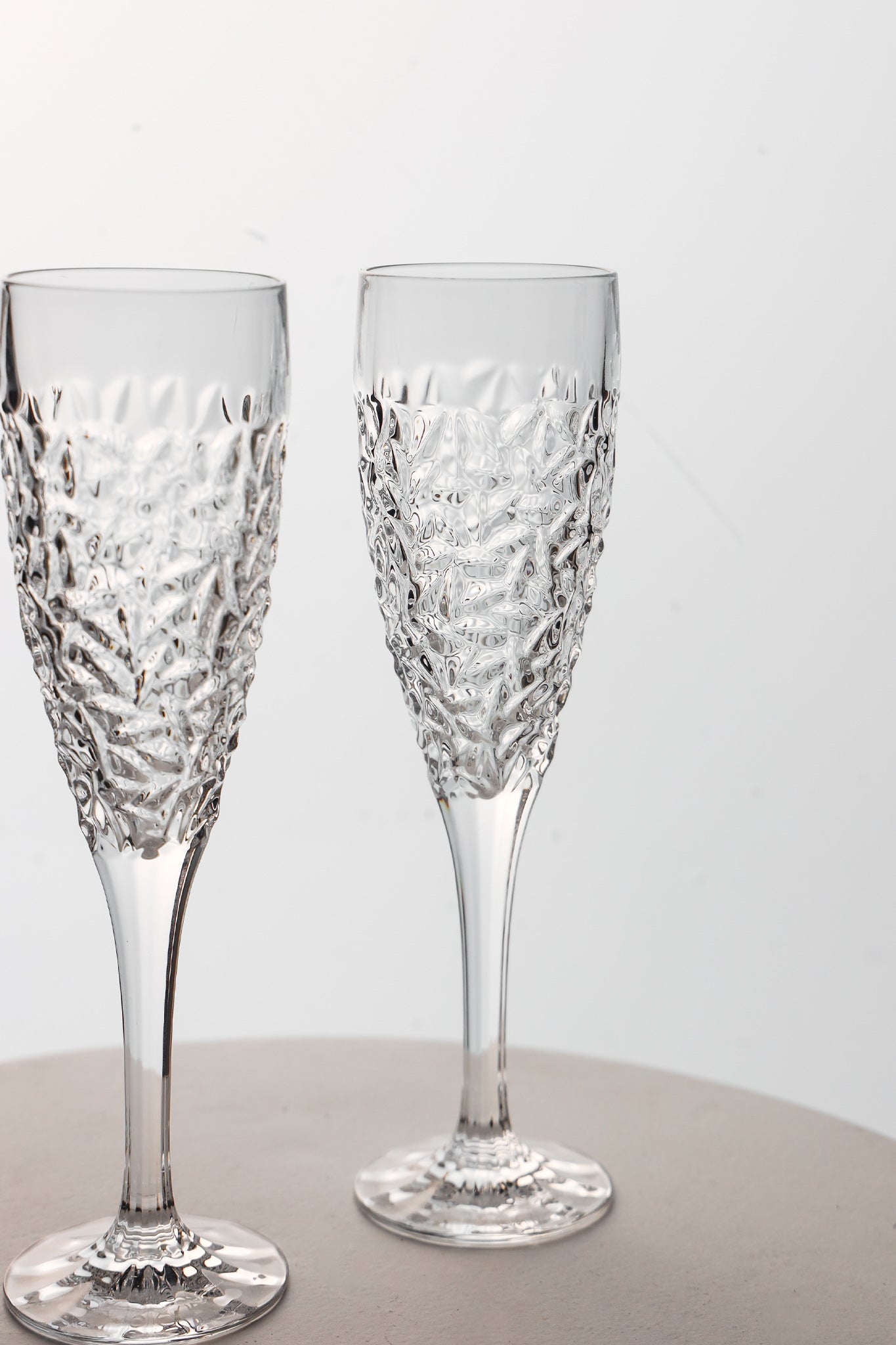 Ice Cold Champagne Flutes