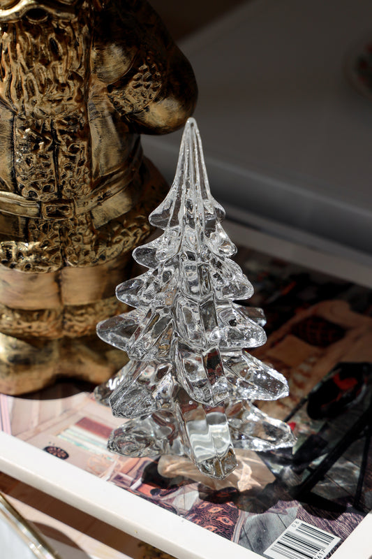 Vintage Glass Christmas Tree Figurine