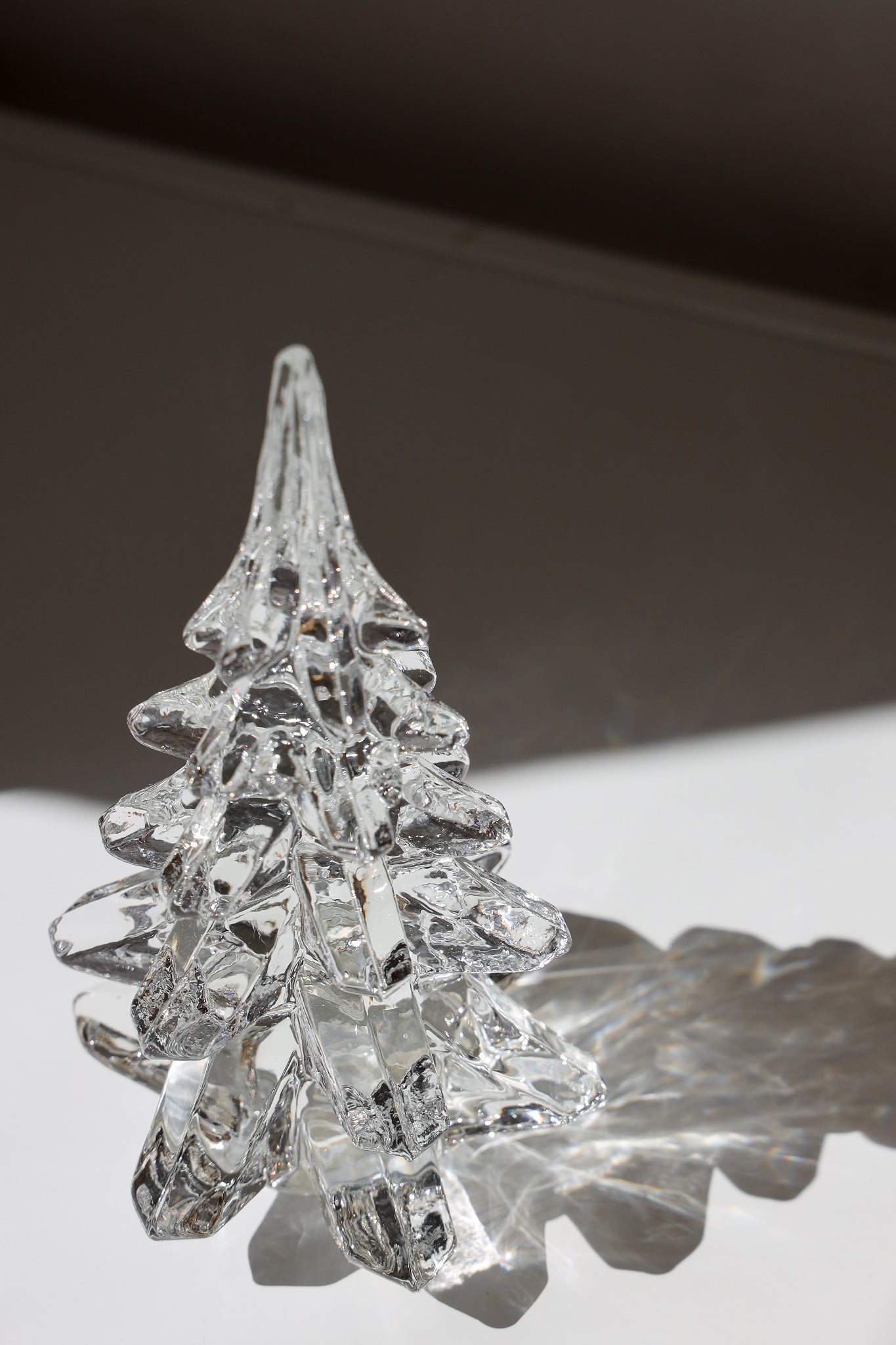 Vintage Glass Christmas Tree Figurine